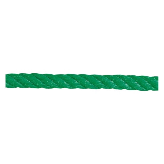 Corde polypro. torsadée verte Ø10mm bobine 50m - CHAPUIS