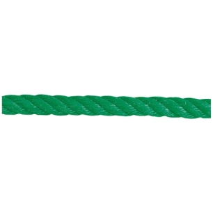 Corde polypro. torsadée verte Ø10mm bobine 50m - CHAPUIS