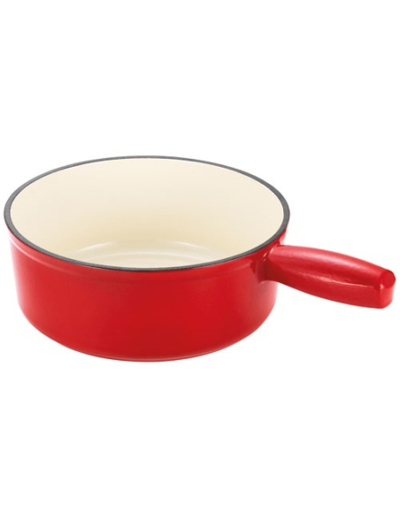 Poêlon à fondue 20 cm Rouge - TABLE ET COOK
