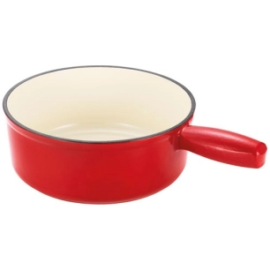 Poêlon à fondue 20 cm Rouge - TABLE ET COOK
