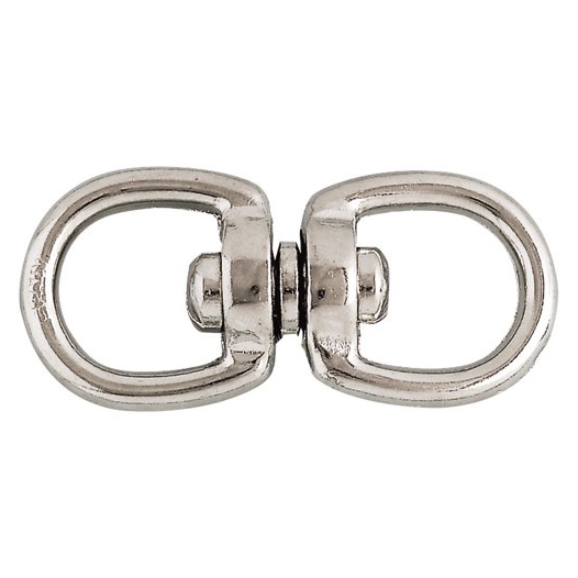 Touret double zamak nickelé fil Ø5.5mm 40kg blister 1 - CHAPUIS