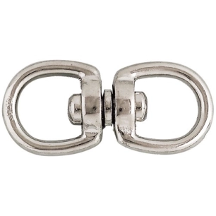 Touret double zamak nickelé fil Ø5.5mm 40kg blister 1 - CHAPUIS