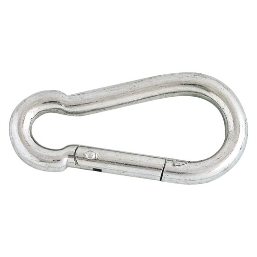 Mousqueton pompier acier zingué Ø10mm long.100mm blister 1 - CHAPUIS