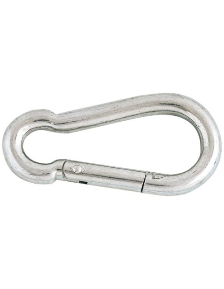 Mousqueton pompier acier zingué Ø10mm long.100mm blister 1 - CHAPUIS