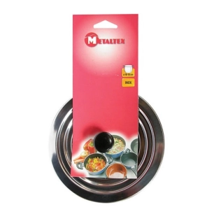 Couvercle inox multidiamètre 14 à 21 cm - METALTEX