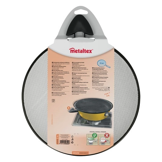 Couvercle anti éclaboussures 29cm bouton 206429 - METALTEX