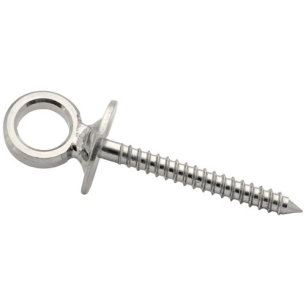 Piton à oeil vis bois acier inox. Øfil 8mm long.80mm uc2 - CHAPUIS