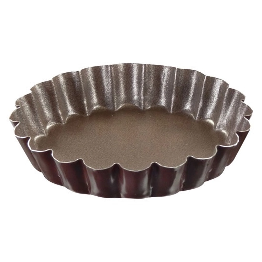 Moule à tartelette cannelée 12 cm - Acier antiadhérent - GOBEL