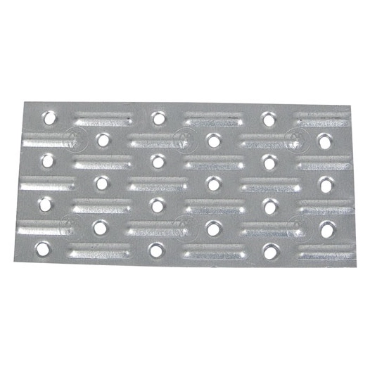 Plaque perforée 140x60x2mm galva - AFBAT