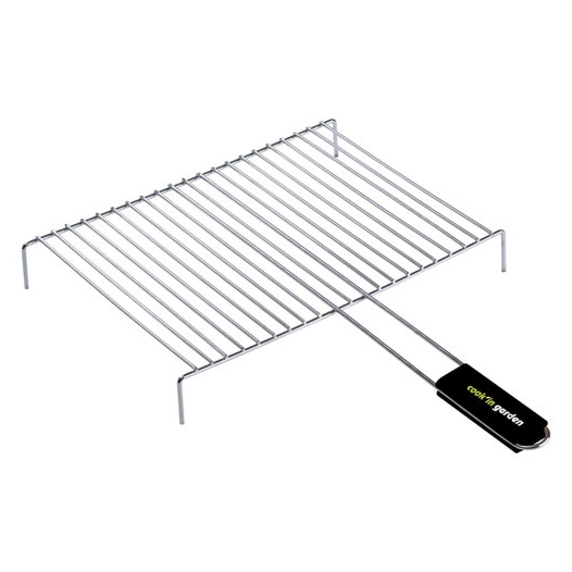 Grille à pieds simple 40x30cm 1 poignée - COOK IN GARDEN