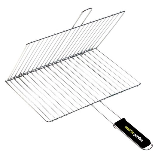 Grille double rectangulaire 40x30cm - COOK IN GARDEN
