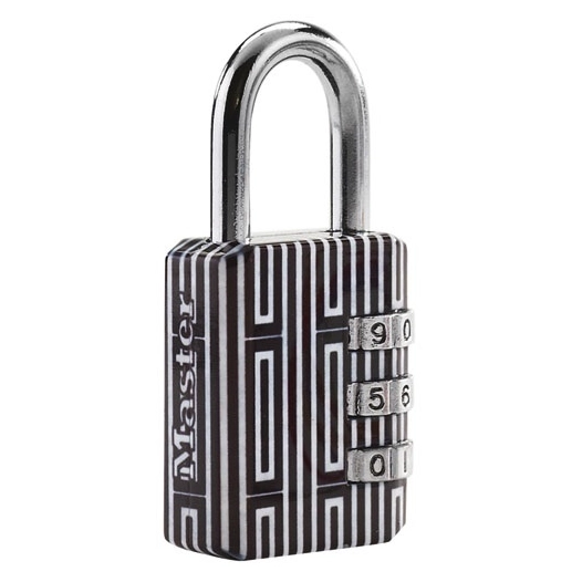 Cadenas 3 chiffres décor 30mm en blister - MASTER LOCK