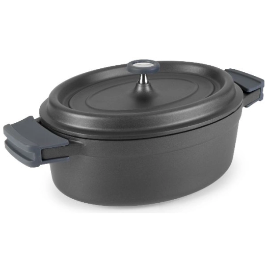 Cocotte ovale 26 cm Noire - Fundicion - LACOR