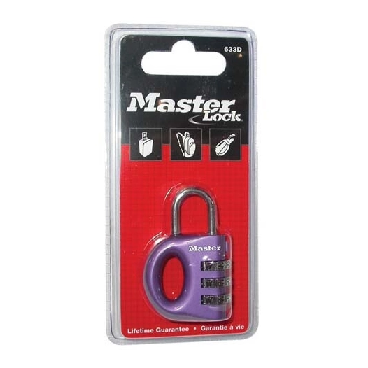 Cadenas 3 chif.couleur 32mm blister - MASTER LOCK