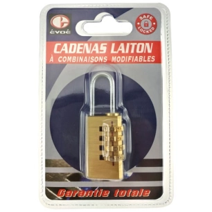 Cadenas laiton à chiffres - EVOE