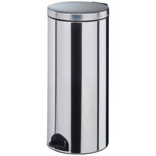 Poubelle à pédale 30 L Inox - Élora - ROSSIGNOL