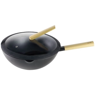 Wok 30 cm avec couvercle - Luxe - IBILI