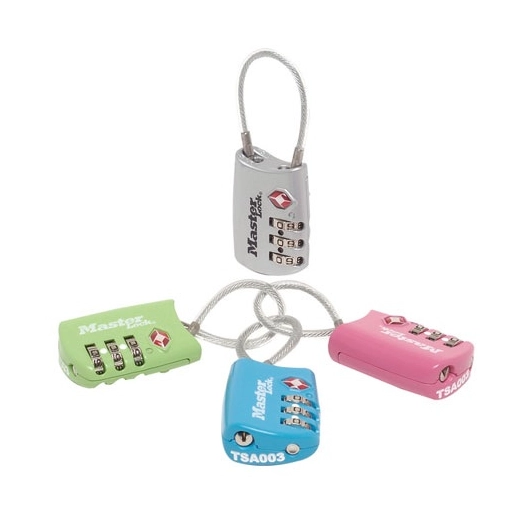 Cadenas tsa 3 chiffres 30mm couleur bl - MASTER LOCK