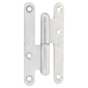 Paumelle paris bt rond 95x45 gauche zblanc nf - AFBAT