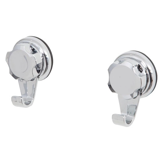 Petit crochet ventouse ABS lot de 2 - COMPACTOR