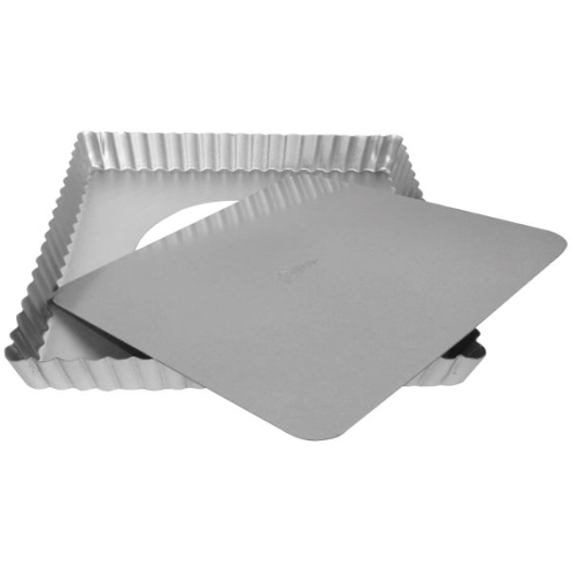 Moule à tarte carré 21 x 21 x 2.5 cm - Silver Top - PATISSE