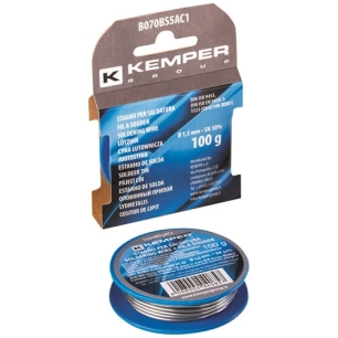 Bobine de fil d'étain Ø15mm 100g - KEMPER