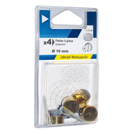 3 Patte à glace lait poli 16mm sc - VYNEX