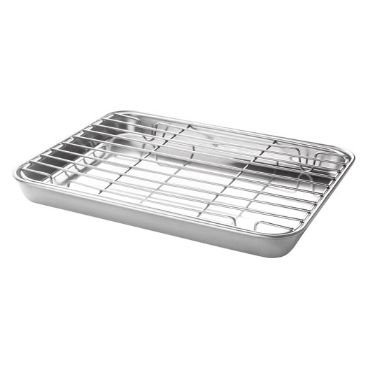 Plat à four 21.5 x 15 2 x cm avec grille - LACOR