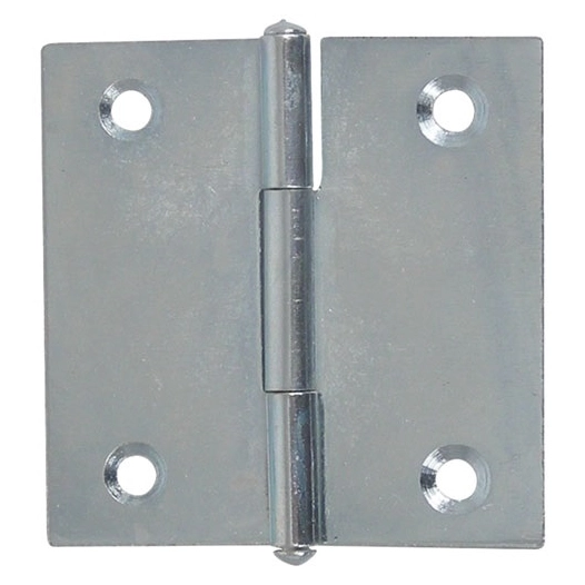 Charnière meuble carrées 40x40mm zingué blanc - AFBAT