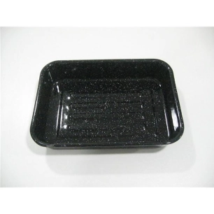 Plat four rectangulaire émail noir 40cm - Kitchen Roc - BEKA