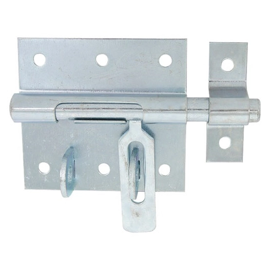 Verrou box portec-adenas gache 12 zingué blanc - AFBAT