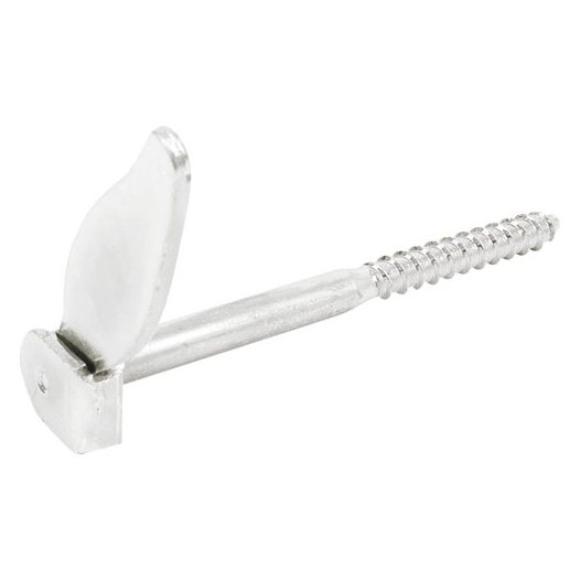 Arrêt tourniquet à visser L.135mm zingué blanc - AFBAT