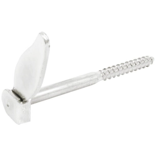 Arrêt tourniquet à visser L.135mm zingué blanc - AFBAT