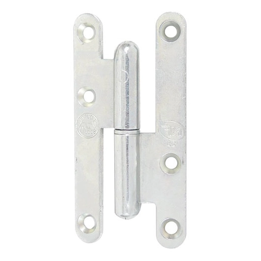 Paumelle paris bt rond 95x45 droite zingué blanc nf - AFBAT