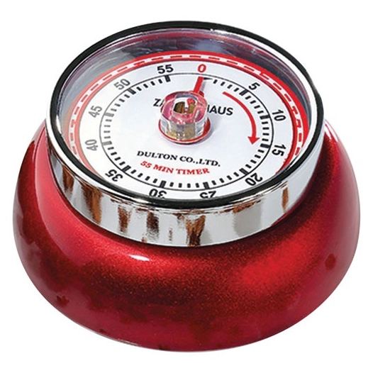 Minuteur aimanté Rouge Métallique - ZASSENHAUSS