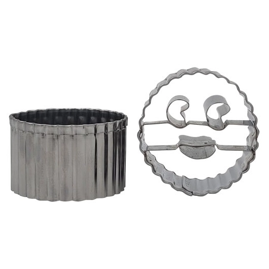 SEt 2 découpoirs Petits Smiley 4 cm - PATISSE