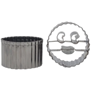 SEt 2 découpoirs Petits Smiley 4 cm - PATISSE