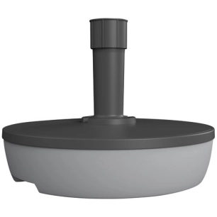 Pied de parasol rond 20l à remplir gris béton - EDA