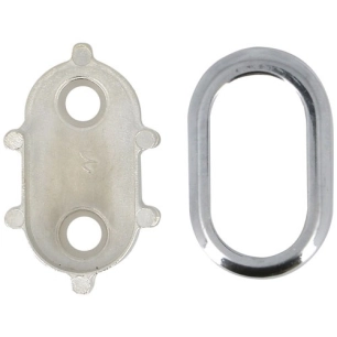 Naissance dressing 30x15 matal bague amov chrome - MOBOIS