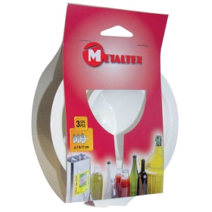 Lot de 3 entonnoirs - METALTEX