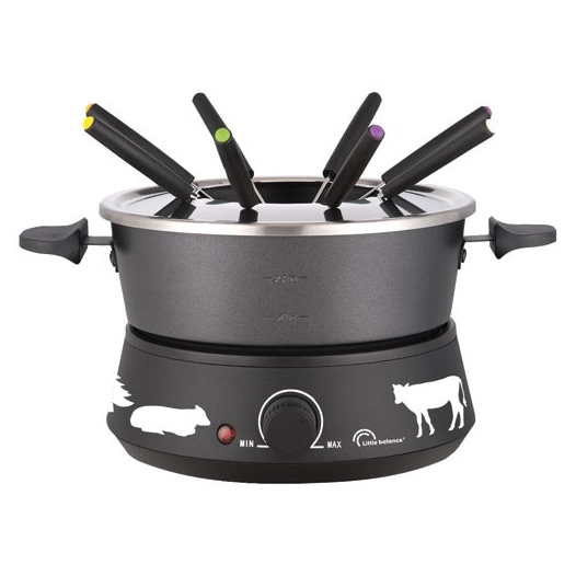 Service à fondue Black - Meuuuh - 8690 - LITTLE BALANCE