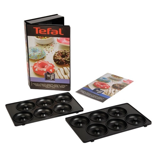 COFFRET SNACK COLLECTION.PLAQUES BEIGNETS(2)+1 LIVRE RECETTES - SEB