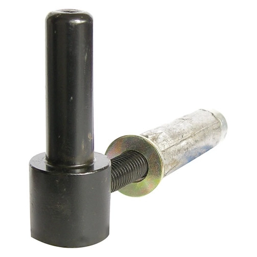 Gond 14 l100mm cheville métal noir - AFBAT