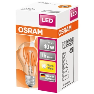 Lled standard clair filament 4w e27 chaud bte 1 - OSRAM