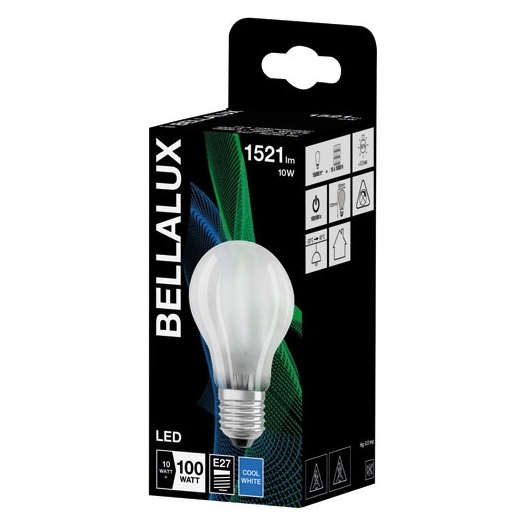 Bellalux led dépoli standard e27 11w froid - BELLALUX