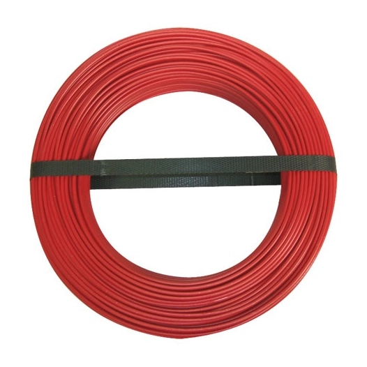 Câble H07VU 1x2.5 10m rouge couronne - ELECTRALINE