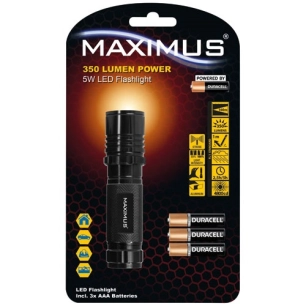 Lampe torche maximus aluminium réglable 350lm 5w ip44 - MAXIMUS