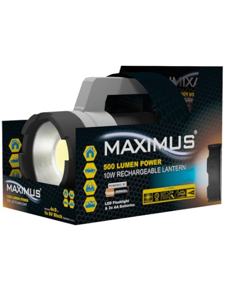 Lanterne maximus 500lm 5w ipx4 réglable - MAXIMUS