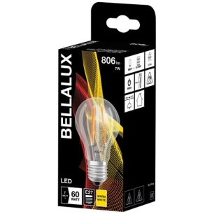 Bellalux led clair standard e27 7w chaud 806lm - BELLALUX