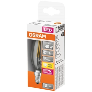 Led flamme clair filament variable 4.5w e14 chaud bte 1 - OSRAM